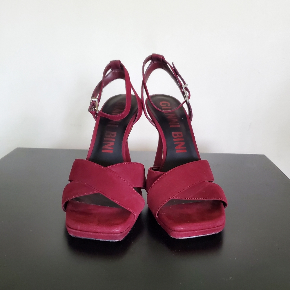Burgundy Gianni Bini Shoes.